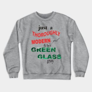 Thoroughly Modern Gal Crewneck Sweatshirt